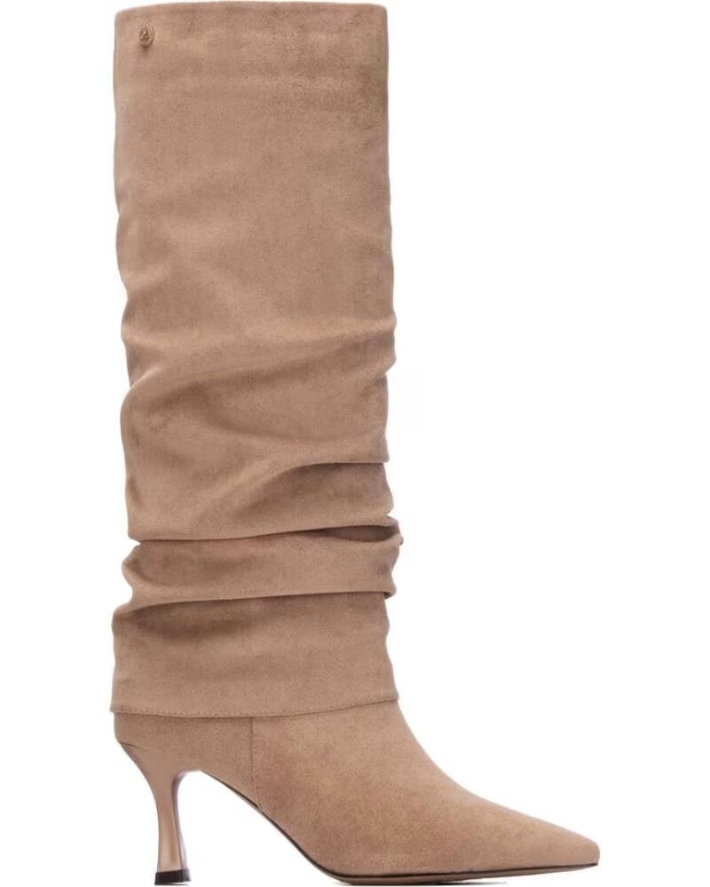 BOTTES HAUTES XTI 146394 TALON FIN BEIGE