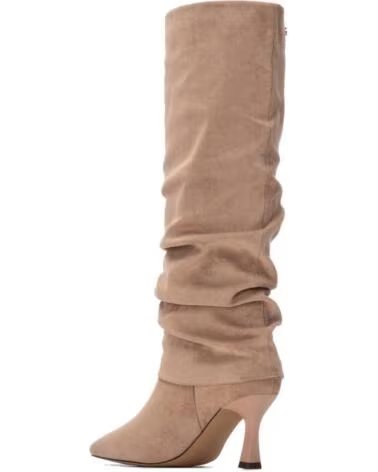 BOTTES HAUTES XTI 146394 TALON FIN BEIGE