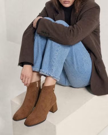 XTI 146198 ABSATZSTIEFELETTEN IN CAMEL