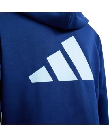 ADIDAS KINDER KAPUZENPULLOVER BLAU AZUL
