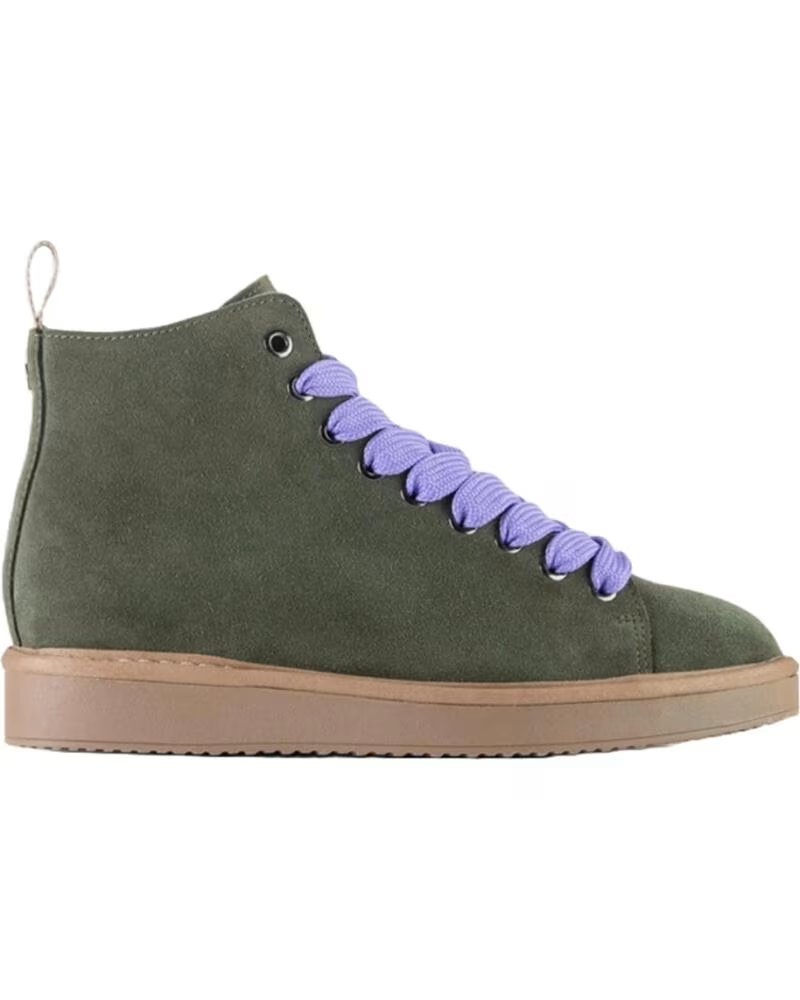 PANCHIC P01W NUBUK-SNEAKER HOCH IN KHAKI KAKI