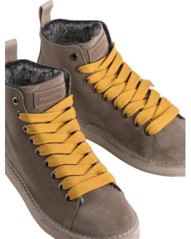 PANCHIC P01W ZAPATILLAS ALTAS DE NUBUCK BEIG