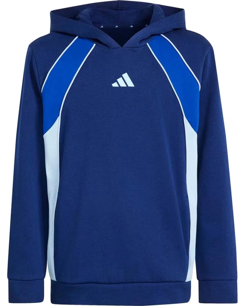 ADIDAS KINDER KAPUZENPULLOVER BLAU AZUL