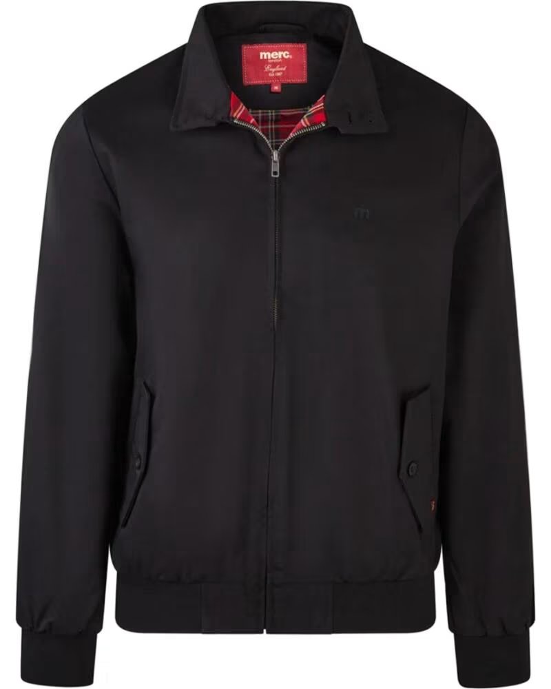 MERC THE HARRINGTON JACKET NERO NEGRO
