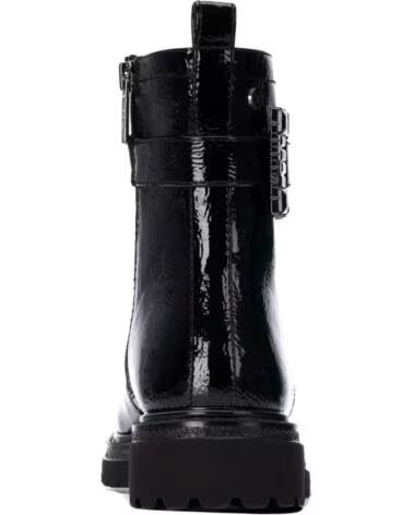 BOTAS XTI 154040 PRETAS DE ESTILO MILITAR COM ATACADORES NEGRO