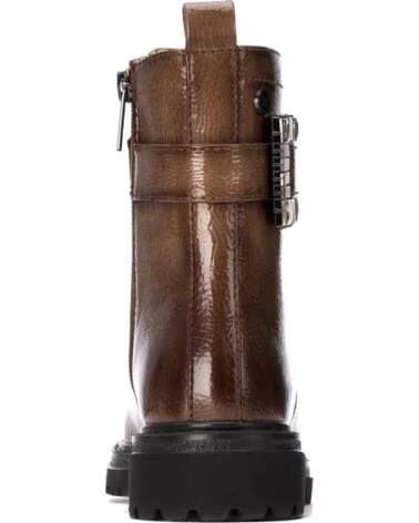 BOTTES XTI 154040 À LACETS ET BOUCLE DÉCORÉE BEIGE