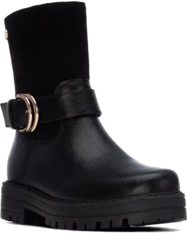 BOTTINES À TALONS MOYENS XTI 154124 EN NOIR POUR FEMMES NEGRO