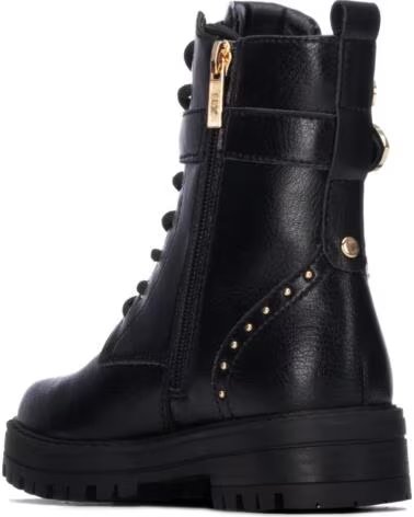 BOTTES XTI 154144 NOIRES DE STYLE MILITAIRE NEGRO