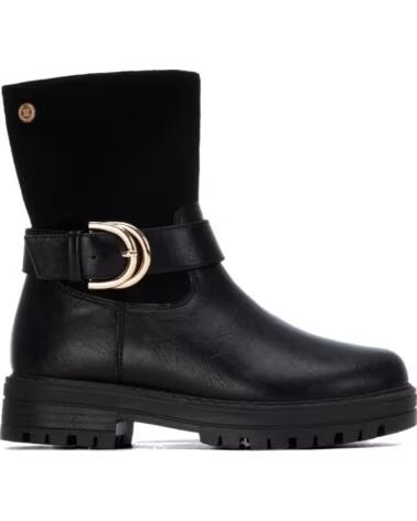 BOTTINES À TALONS MOYENS XTI 154124 EN NOIR POUR FEMMES NEGRO