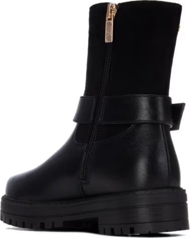 BOTTINES À TALONS MOYENS XTI 154124 EN NOIR POUR FEMMES NEGRO