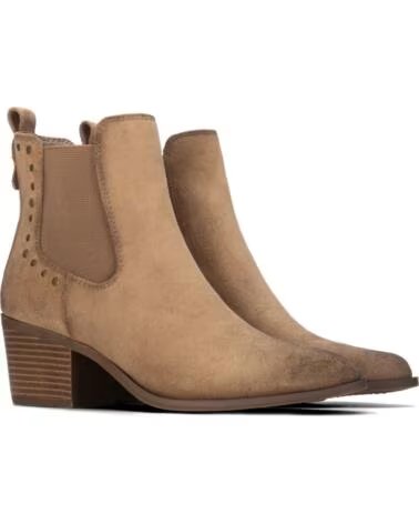 REFRESH 176159 BOTTINES À TALONS STYLE CHELSEA AVEC CLOUS BEIGE