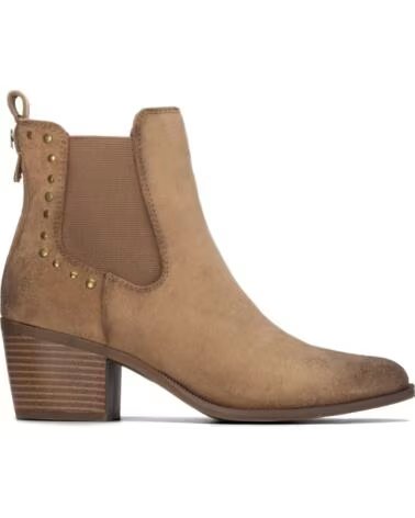 REFRESH 176159 BOTTINES À TALONS STYLE CHELSEA AVEC CLOUS BEIGE