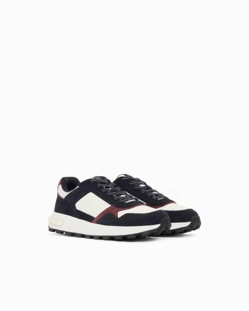 SAPATILHAS ARMANI EXCHANGE AZUL MARINHO E BRANCO