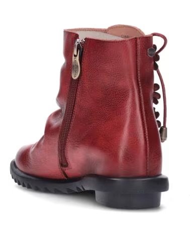 LAURA VITA BOTAS DE PIEL CYRIELLE 33 BORGOÑA WINE