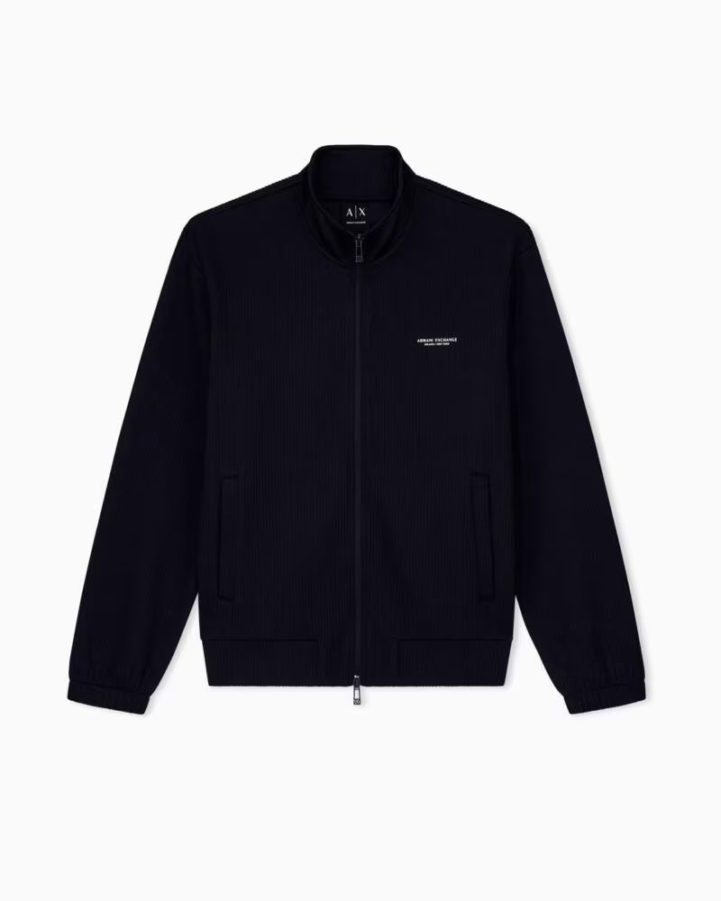 ARMANI EXCHANGE CHAQUETA AZUL CON CREMALLERA