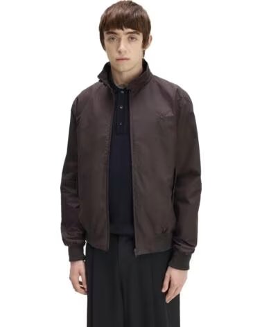 VESTE HARRINGTON FRED PERRY MADE IN ENGLAND CÈDRE MARRóN