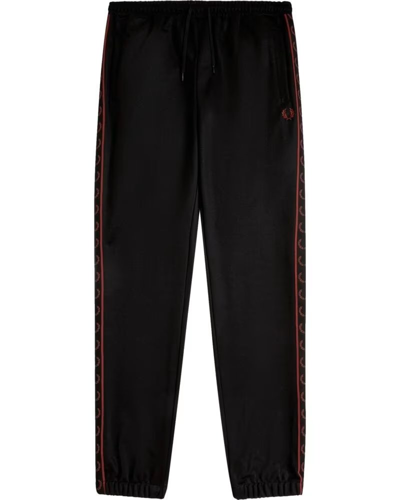 FRED PERRY PANTALON DE SURVÊTEMENT CONTRASTE T5507 BLACK
