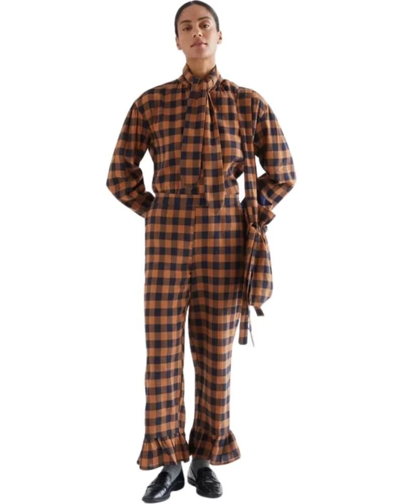COMPAÑÍA FANTÁSTICA PANTALONI A QUADRI DA DONNA
