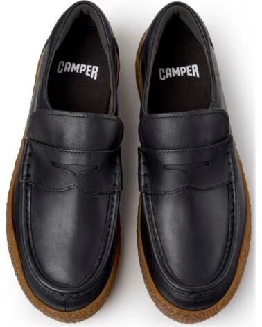 MOCASSINI DA UOMO CAMPER PEU TERRENO K101135 NERO NEGRO003