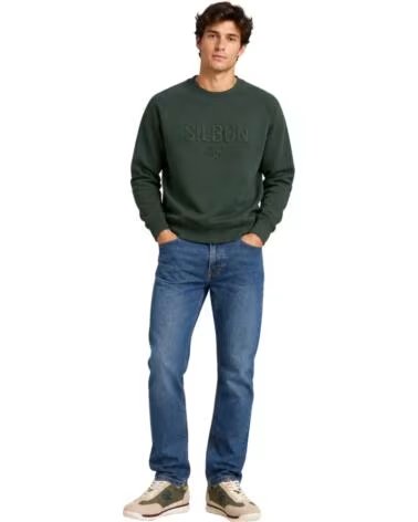 SILBON SWEATSHIRT FW261021103188 FÜR HERREN KHAKI