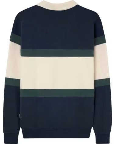 SILBON Polo De Manga Larga Fw261031102242 en azul para hombre AZUL