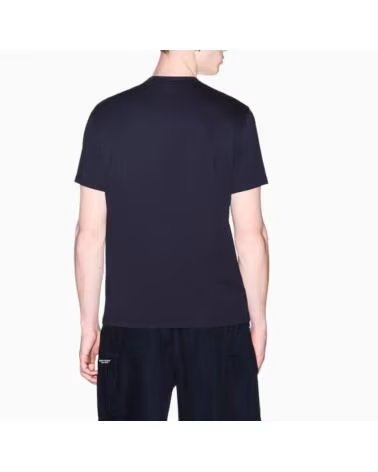 ARMANI EXCHANGE T-SHIRT NAVY DE MANGA CURTA COM ESTAMPADO FOTOGRÁFICO AZUL