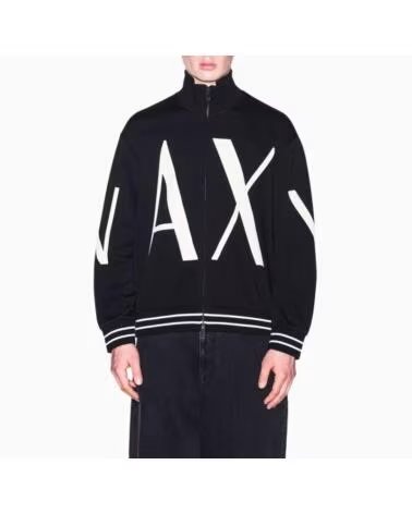 ARMANI EXCHANGE SUDADERA CREMALLERA LOGO NEGRO