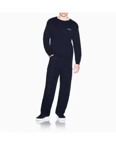 ARMANI EXCHANGE PULL EN TRICOT À COL ROND AZUL