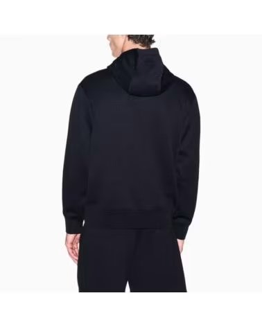 ARMANI EXCHANGE SUDADERA CON CAPUCHA Y MONOGRAMA NEGRO
