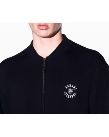 ARMANI EXCHANGE CHAQUETA DE PUNTO AZUL MARINO