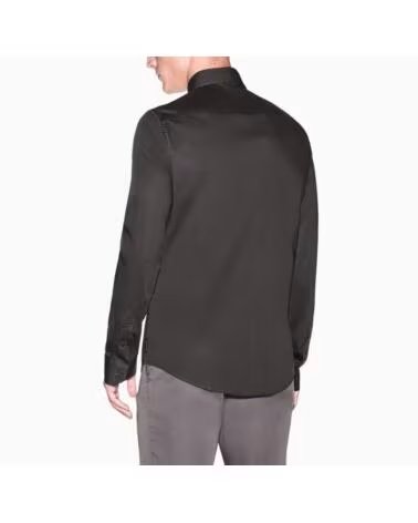 ARMANI EXCHANGE CHEMISE MANCHES LONGUES HOMME VERDE