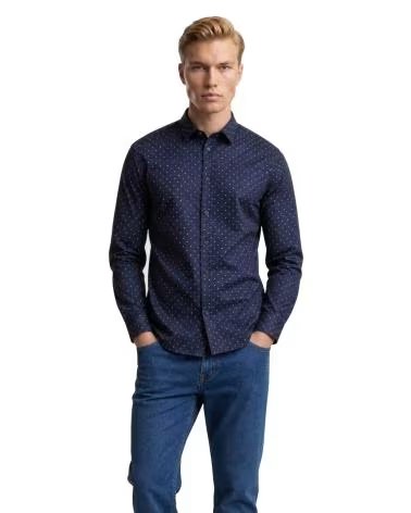 ARMANI EXCHANGE CHEMISE IMPRIMÉE ÉTOILES AZUL