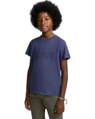 T-SHIRT MANICA CORTA BAMBINO SILBON BLU AZUL