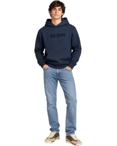 SILBON SUDADERA CON CAPUCHA PARA HOMBRE AZUL