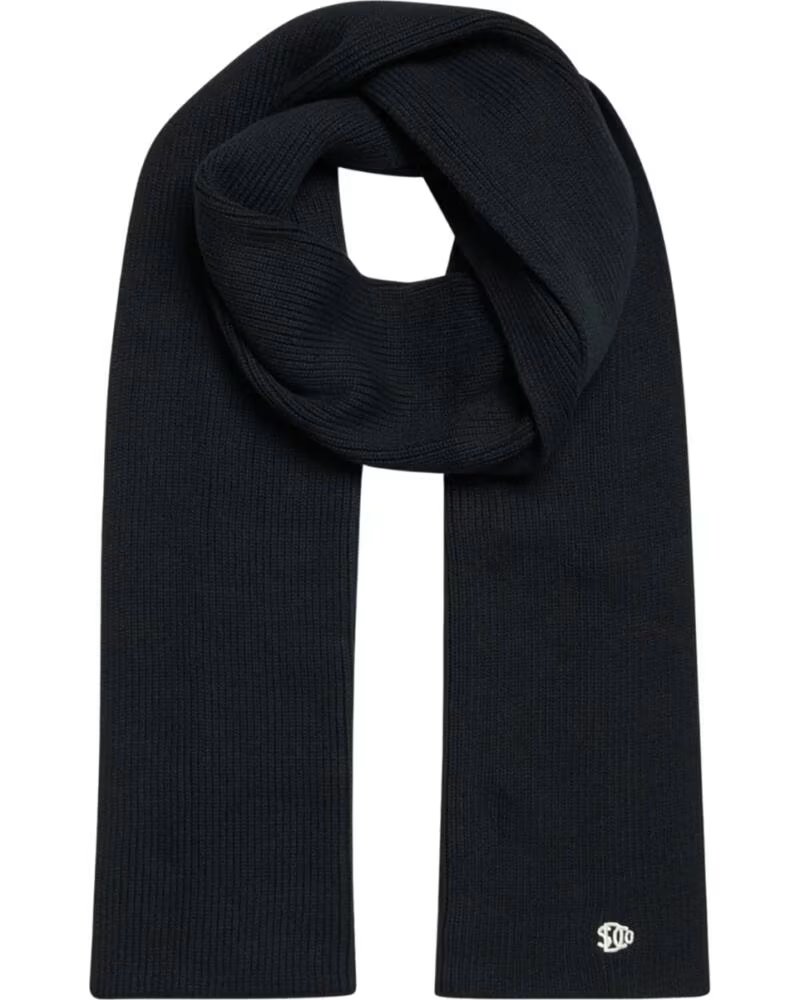 BUFANDA DE PUNTO SUPERDRY PARA HOMBRE NEGRO