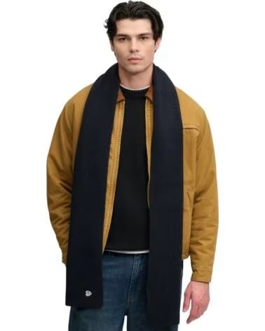 BUFANDA DE PUNTO SUPERDRY PARA HOMBRE NEGRO