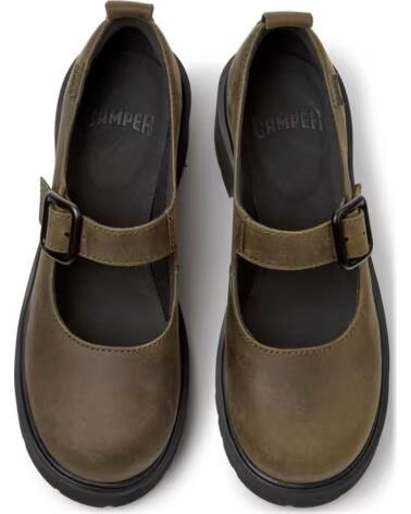 KAPPA SAPATO DE PELE MILAH K201681 OLIVA OLIVA010