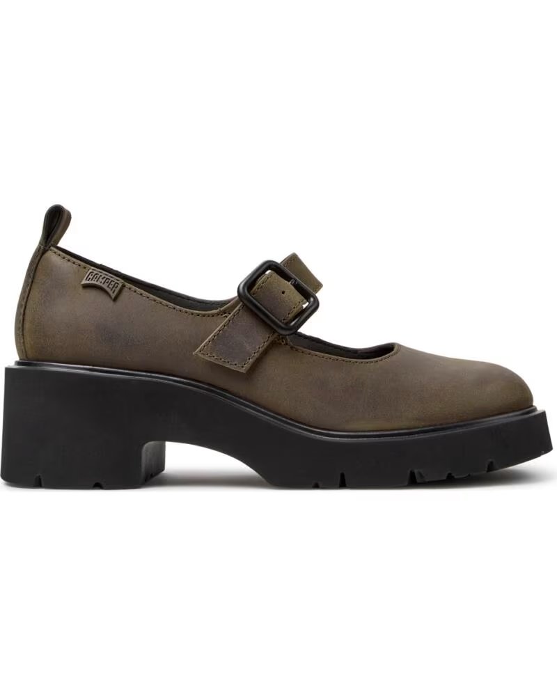 KAPPA SAPATO DE PELE MILAH K201681 OLIVA OLIVA010
