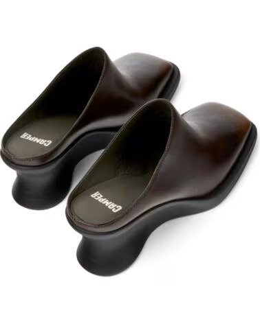 KAPPA CAMPER K201955 LOUISE SCARPA SEMIAPERTA IN PELLE MARRON003
