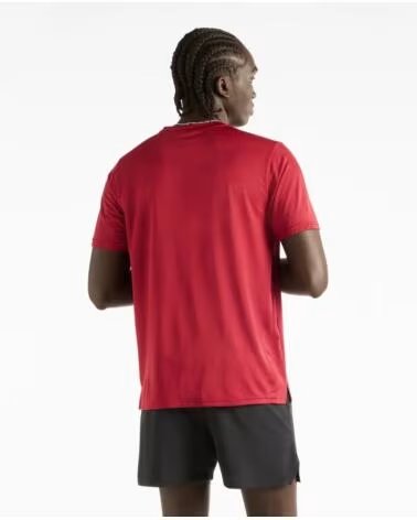 NEW BALANCE CAMISETA HOMBRE MT41222-PDR BURDEOS