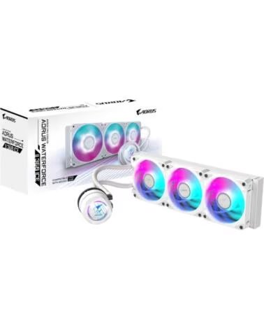 GIGABYTE KIT DE REFROIDISSEMENT LIQUIDE AORUS WATERFORCE II 360 ICE ARGB 3X 120MM BLANC