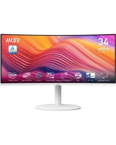 MSI MONITEUR INCURVÉ MODERN MD342CQPW 34 POUCES UWQHD 120HZ