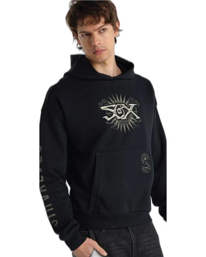SIX VALVES SUDADERA CON CAPUCHA 56107-1761-299 NEGRO