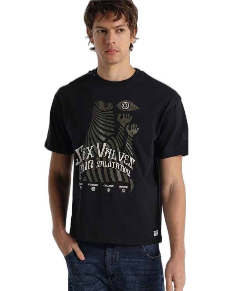 SIX VALVES CAMISETA 55204-1759-299 NEGRO