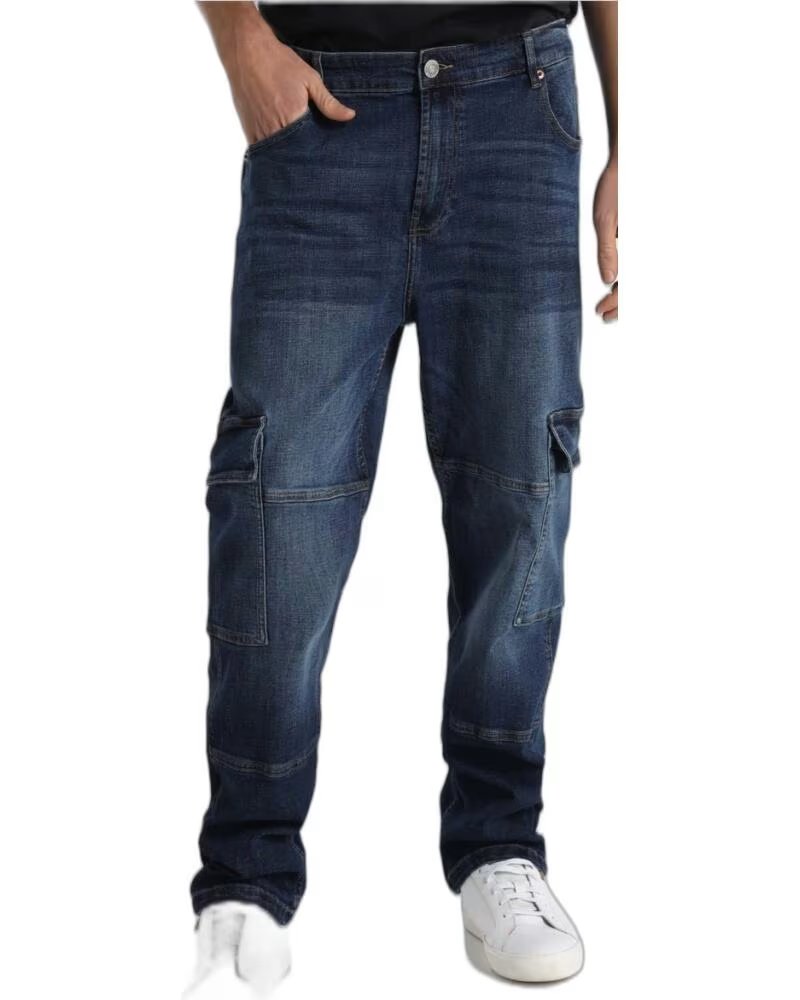 SIX VALVES PANTALON CARGO DENIM 50057-1815-963 BLEU AZUL