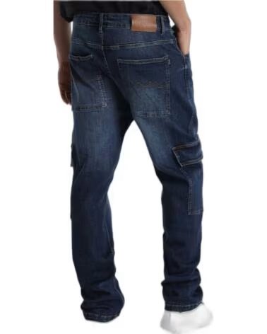 SIX VALVES PANTALON CARGO DENIM 50057-1815-963 BLEU AZUL