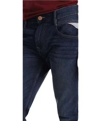 SIX VALVES PANTALON JEAN FONCÉ 50018-1833-937 AZUL