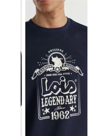 LOIS JEANS SWEATSHIRT 16637-3596-569 MARINEBLAU AZUL