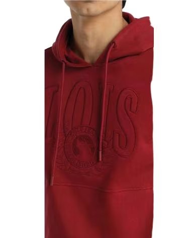 LOIS JEANS SUDADERA 16639-9010-458 CON CAPUCHA ROJO