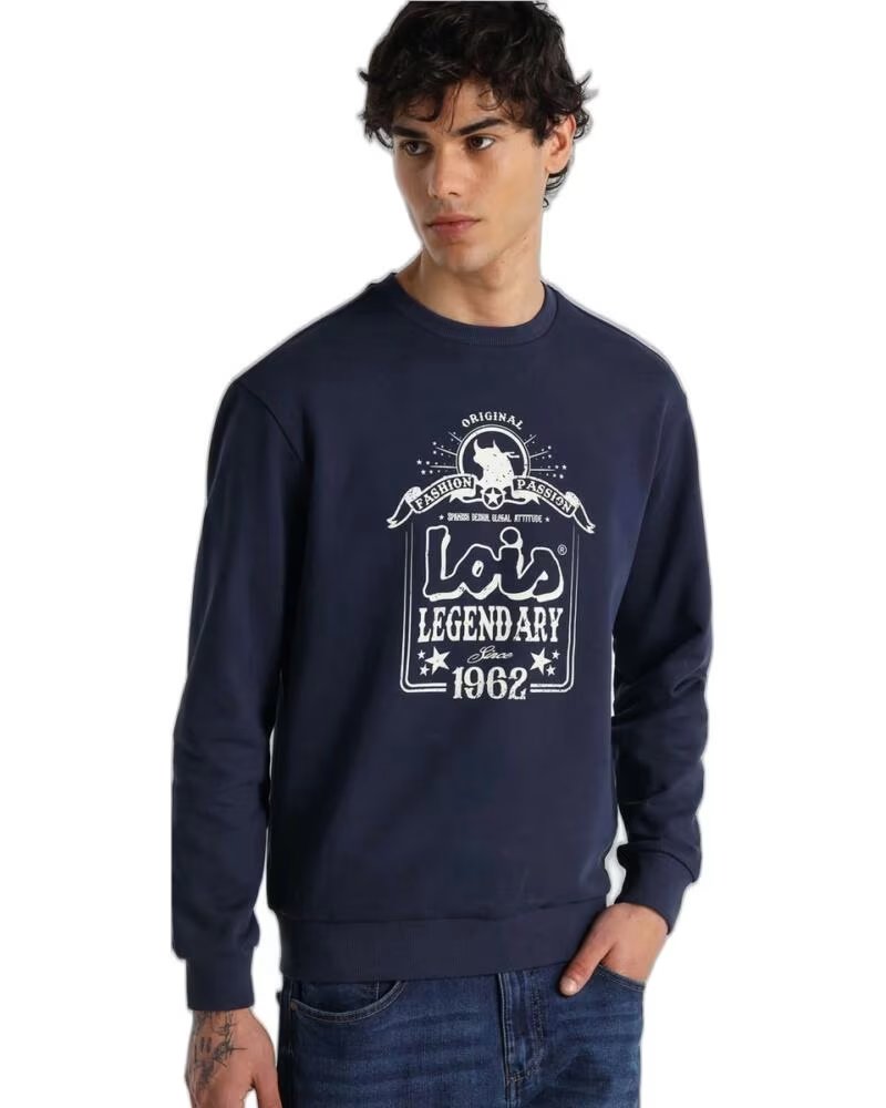 LOIS JEANS SWEATSHIRT 16637-3596-569 MARINEBLAU AZUL